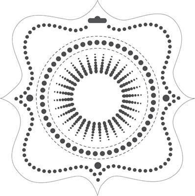 The Crafters Workshop - 12x12 Template - Orchid  (sold in 3's)