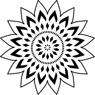 The Crafters Workshop - 12x12 Template - Starflower  (sold in 3's)