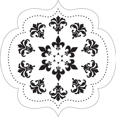 The Crafters Workshop - 6x6 Template - Elegant Bracket  (sold in 3's)