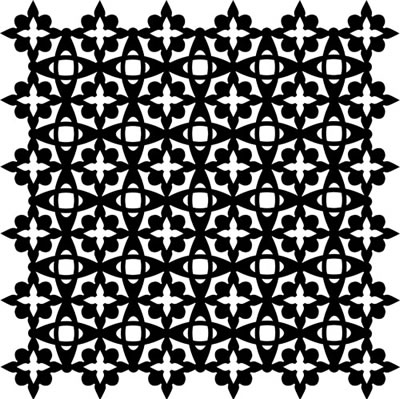 The Crafters Workshop - 6x6 Template - Arabesque  (sold in 3's)