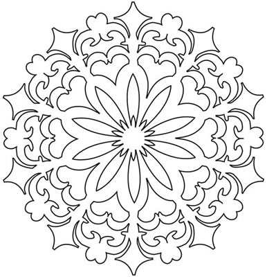 The Crafters Workshop - 6x6 Template - Daisy Doodad  (sold in 3's)