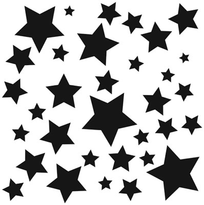 The Crafters Workshop - 12x12 Template - Twinkle Twinkle  (sold in 3's)