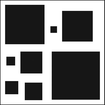 The Crafters Workshop - 6x6 Template Basic Squares  (sold in 3's)