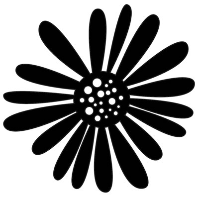 The Crafters Workshop - Balzer Bits 4x4 Stencils - Daisy Bits  (sold in 3's)