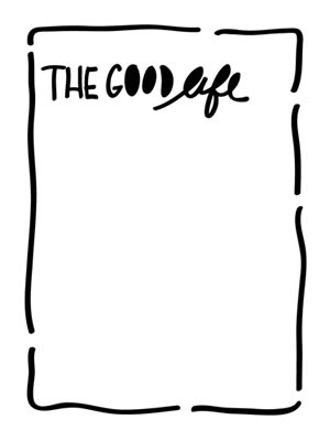 The Crafters Workshop - Life Bits 3x4 Stencils - The Good Life  (sold in 3's)