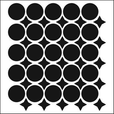 The Crafter's Workshop -12x12 Template Wonky Circles  (sold in 3's)