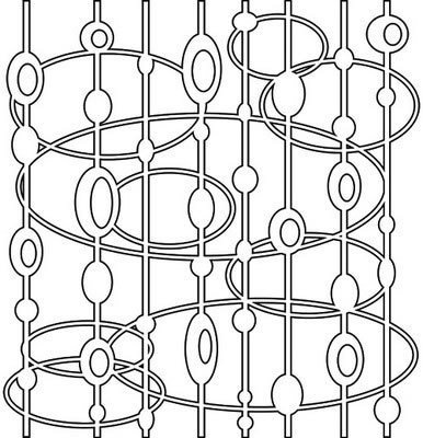 The Crafter's Workshop -12x12 Template Love Beads  (sold in 3's)