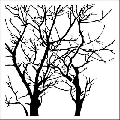 The Crafter's Workshop - 6x6 Branches Reversed  (sold in 3's)