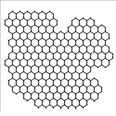 The Crafters Workshop - 6x6 Template - Chickenwire Reversed  (sold in 3's)