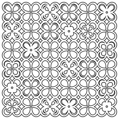 The Crafters Workshop - 12x12 Template - Spring Fling  (sold in 3's)