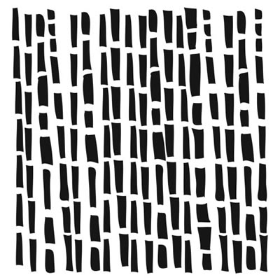 The Crafters Workshop - 6x6 Template - Dashed Lines  (sold in 3's)