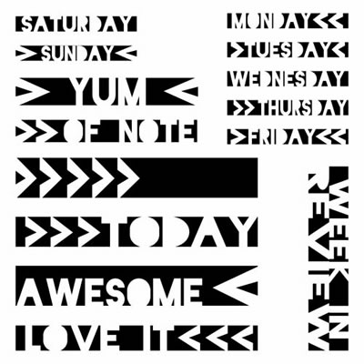 The Crafters Workshop - 12x12 Template - Life Strips  (sold in 3's)