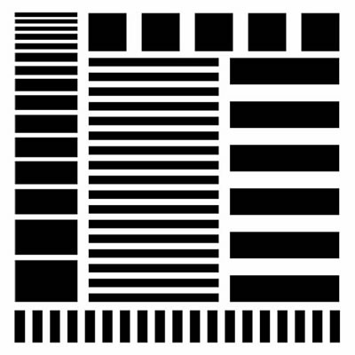 The Crafters Workshop - 6x6 Template - Stripes  (sold in 3's)