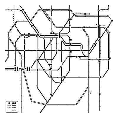 The Crafters Workshop - 6x6 Template - Subway  (sold in 3's)