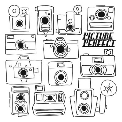 The Crafters Workshop - 12x12 Template - Picture Perfect  (sold in 3's)