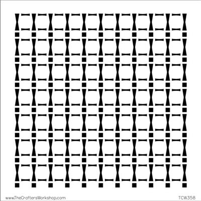 The Crafters Workshop - 6x6 Template - Djembe Rhythms  (sold in 3's)