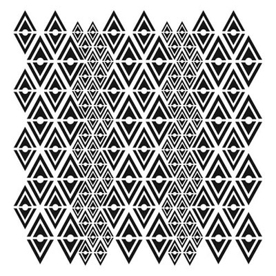 The Crafters Workshop - 12x12 Template - Diamonds  (sold in 3's)