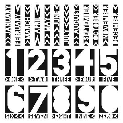 The Crafters Workshop - 6x6 Template - Life Months  (sold in 3's)