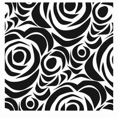 The Crafters Workshop - 12x12 Template - Echoes  (sold in 3's)