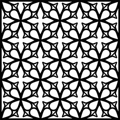 The Crafters Workshop - 12x12 Template - Garden Gate  (sold in 3's)
