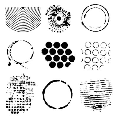 The Crafters Workshop - 6x6 Template - Well Rounded  (sold in 3's)