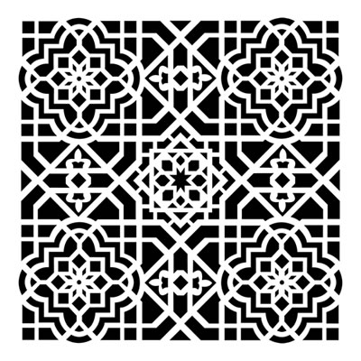 The Crafters Workshop - 12x12 Template - Ceiling Tile  (sold in 3's)