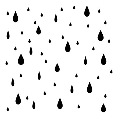 The Crafters Workshop - 6x6 Template - Raindrops  (sold in 3's)