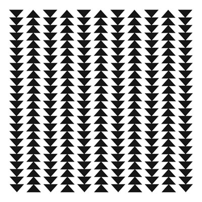 The Crafters Workshop - 6x6 Template - Stacked Triangles  (sold in 3's)
