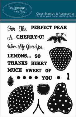 Technique Tuesday - A Little Fruity  PREORDER    (sold individually)