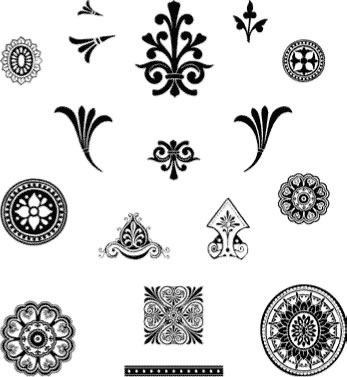 Technique Tuesday - Background & Image Stamp Sets - Casablanca  (sold individually)