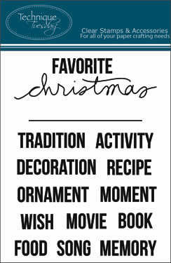 Technique Tuesday - Ali Edwards - Christmas Fill Ins  (sold individually)