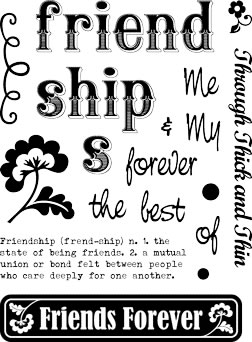 Technique Tuesday - Friends Forever  (sold individually)