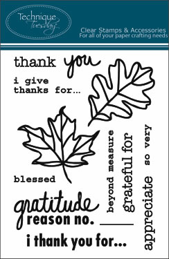 Technique Tuesday - I Give Thanks  PREORDER    (sold individually)