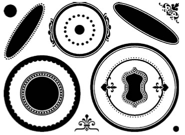 Technique Tuesday - Background & Image Stamp Sets - Inner Circle  (sold individually)