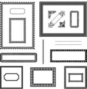 Technique Tuesday - Background and Image Stamp Sets - Lost in the Louvre  (sold individually)