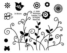 Technique Tuesday - In Bloom  (sold individually)