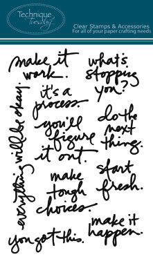 Technique Tuesday - Ali Ewards  Make It Work  PREORDER  Edwards     (sold individually)