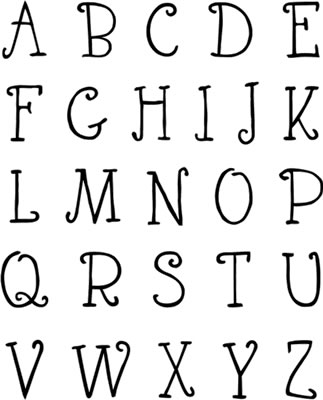 Technique Tuesday - Quincy Capital Letters Large  (sold individually)