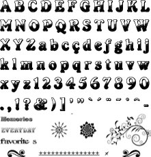 Technique Tuesday - Alphabet Stamp Sets - Start Me Up Broadway  (sold individually)