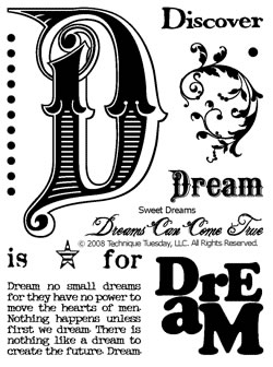 Technique Tuesday - Sweet Dreams  (sold individually)
