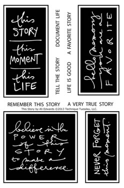 Ali Edwards - This Story  (sold individually)