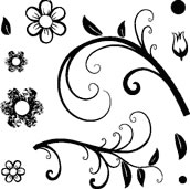 Technique Tuesday - Wild Vines  (sold individually)