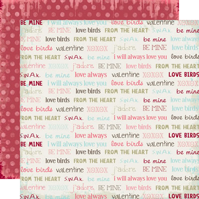 TPC Studio - Little Lovin' - Be My Valentine 12x12 d/sided paper  (pack of 10)