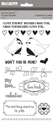 TPC Studio - Little Lovin'  Clear Stamps  (sold individually)