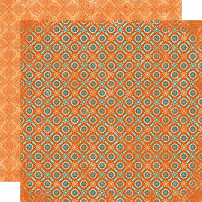 TPC Studio - Mediterranean Summer - Alahambra 12x12 d/sided paper with spot varnish  (pack of 5)