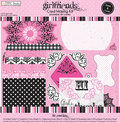 TPC Studio - Girlfriends  Cardmaking Kit    (sold in 3's)