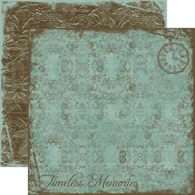 TPC Studios - Grandma's Attic - Timeless Memories 12x12 d/sided paper  (pack of 10)