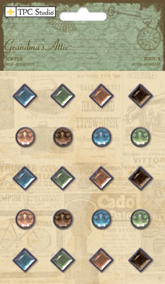 TPC Studios - Grandma's Attic - Jewels  (sold in 3's)