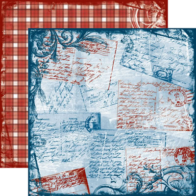 TPC Studio - Heartfelt Travel - Postcards 12x12 d/sided paper  (pack of 10)