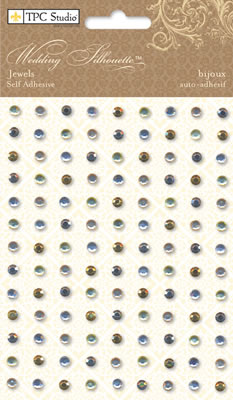 TPC Studios - Wedding Silhouette  Jewels (sold in 3's)